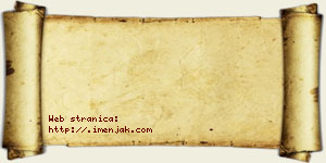 Tijana Slavnić vizit kartica